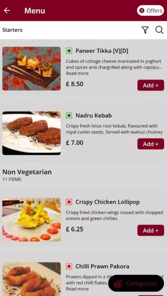 Capturas de pantalla de Kashmir Restaurant
