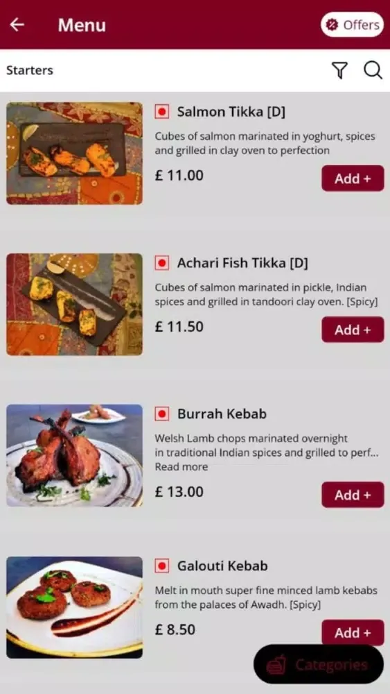 Capturas de pantalla de Kashmir Restaurant