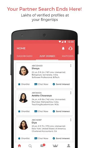 Kashyap Matrimony - Shaadi App Screenshots