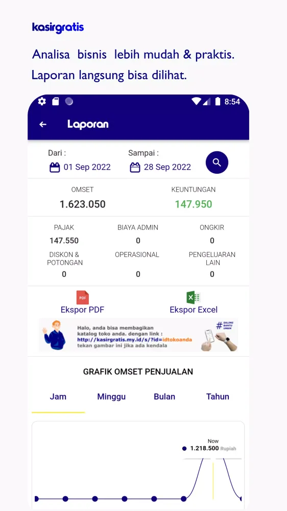 Capturas de pantalla de Kasirgratis Aplikasi Kasir POS
