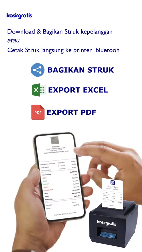 Capturas de pantalla de Kasirgratis Aplikasi Kasir POS