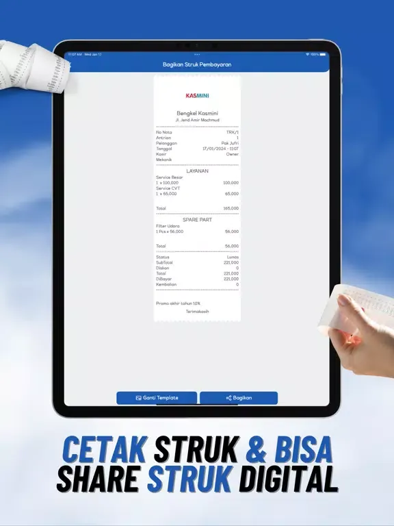 Kasmini Bengkel iPad  سکرین شاٹس