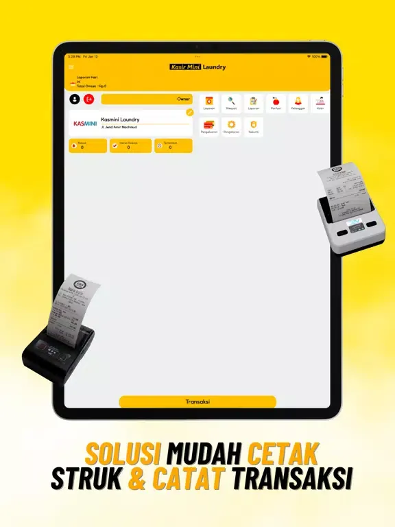 Kasmini Laundry iPad  स्क्रीनशॉट