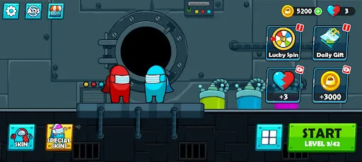 Mask Man Adventure: Red & Blue應用截圖