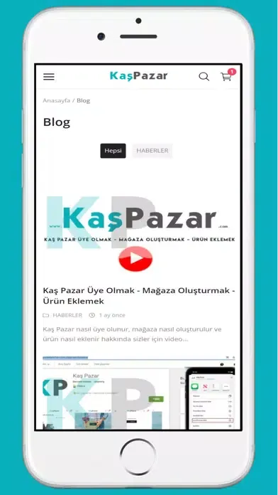 Tangkapan layar Kaş Pazar