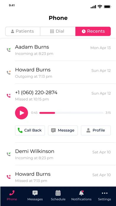 Kasper App Screenshots