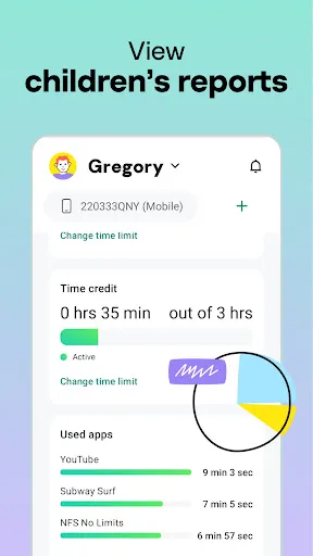 Captures d'écran de Kaspersky SafeKids with GPS