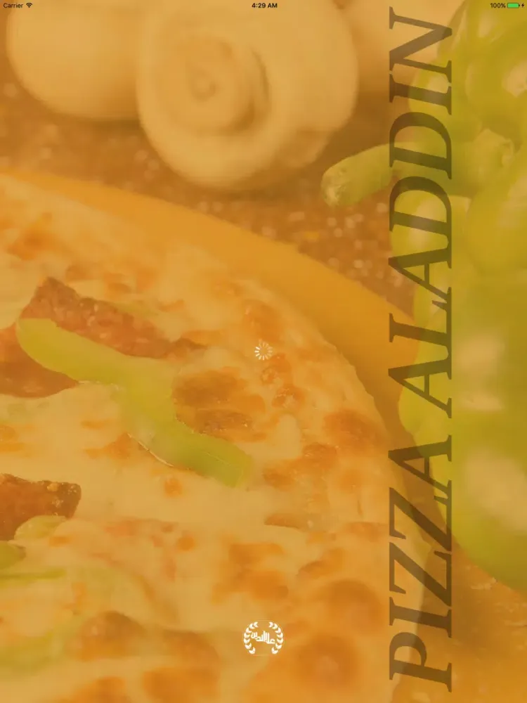 Ảnh chụp màn hình của Pizza Aladdin iPad 