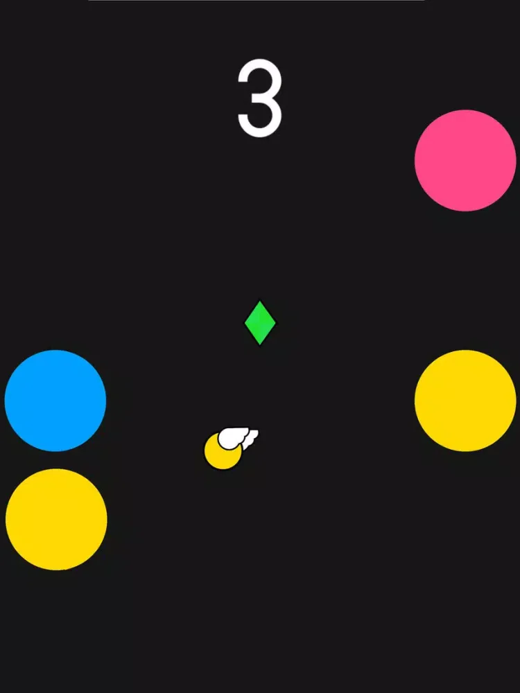 Ảnh chụp màn hình của Flappy VS Ballz iPad 