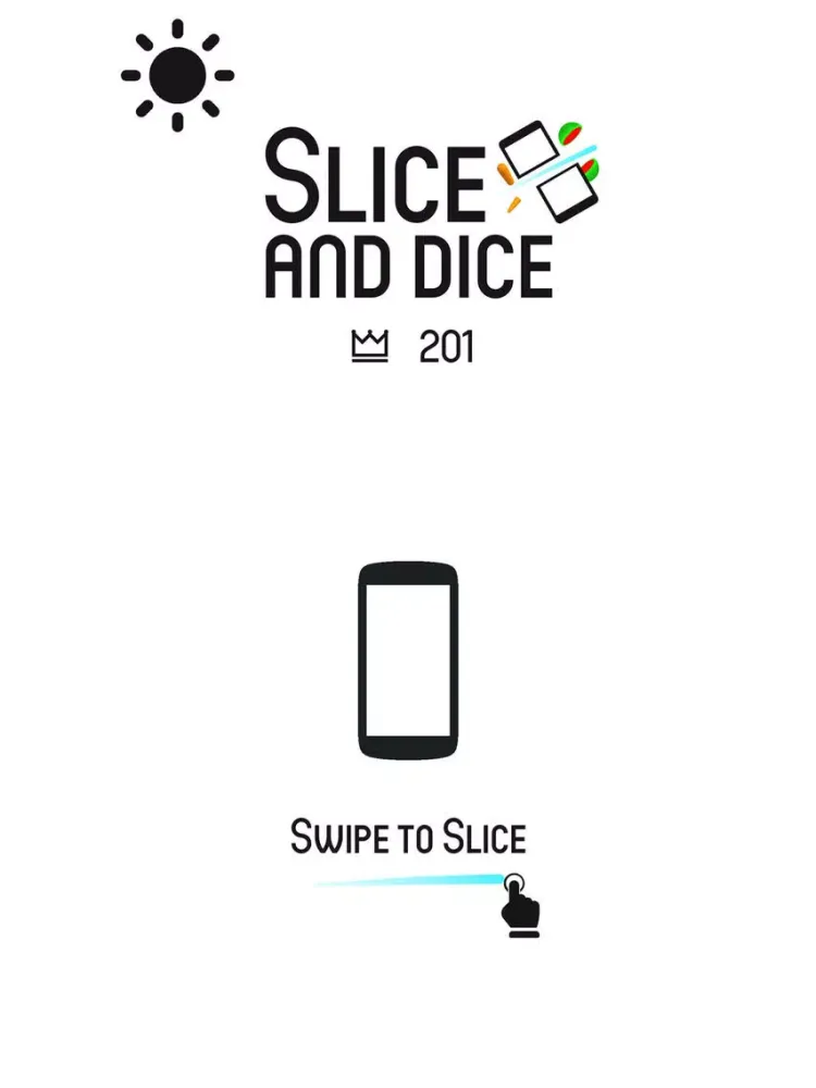Ảnh chụp màn hình của Slice and Dice iPad 