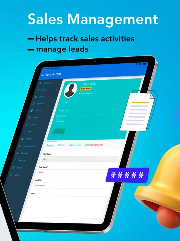 Скриншоты Kastoria CRM iPad 