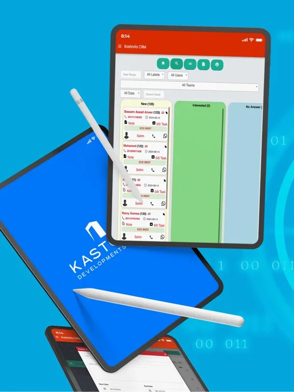 Скриншоты Kastoria CRM iPad 