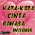 Kata Cinta Bahasa Inggris