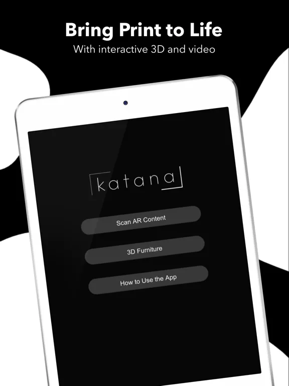 Capturas de tela do Katana AR iPad 