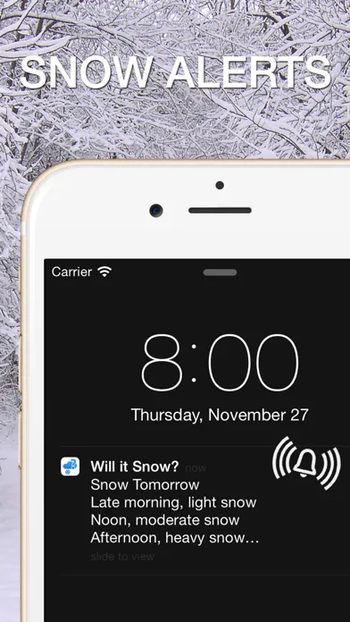 Скриншоты Will it Snow? - Notifications
