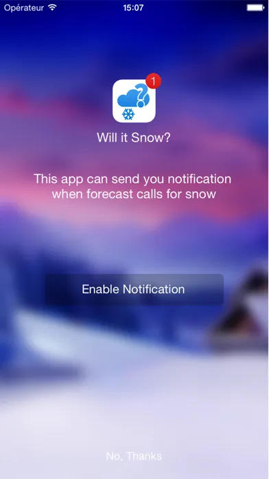 Скриншоты Will it Snow? - Notifications