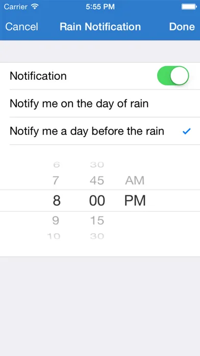 Zrzuty ekranu Will it Rain? PRO Notification