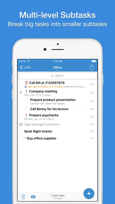 gTasks for Google Tasks Screenshots
