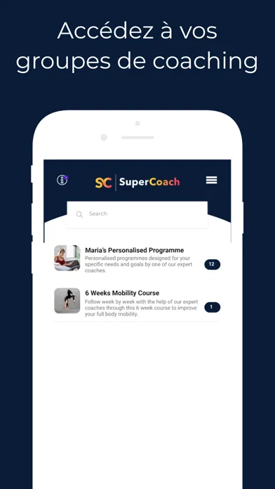 Capturas de tela do SuperCoach App