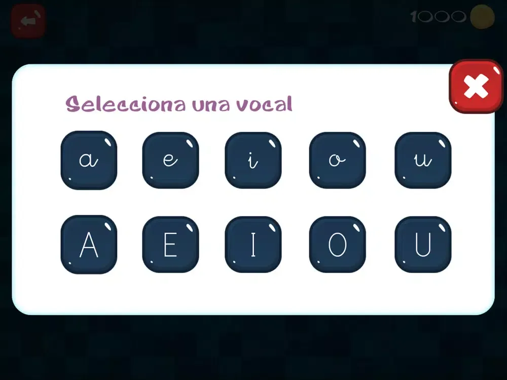 Скриншоты Panel de vocales iPad 