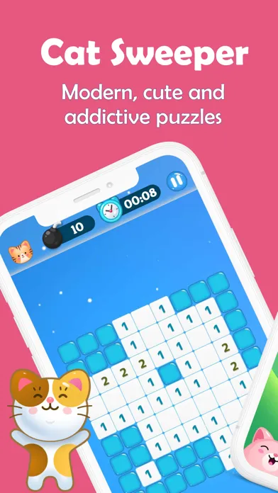 Cat sweeper - minesweeper game Screenshots