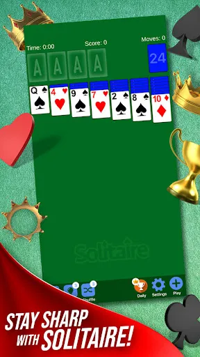 Ảnh chụp màn hình của Solitaire + Card Game by Zynga