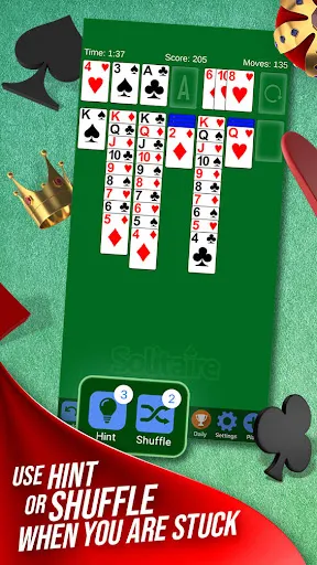 Ảnh chụp màn hình của Solitaire + Card Game by Zynga