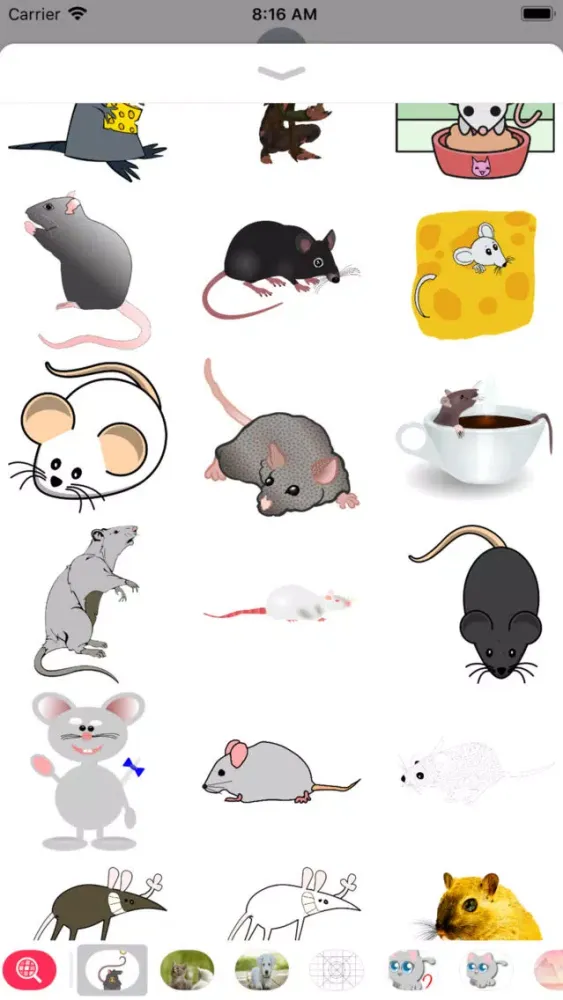 Zrzuty ekranu Rat N Mouse Stickers