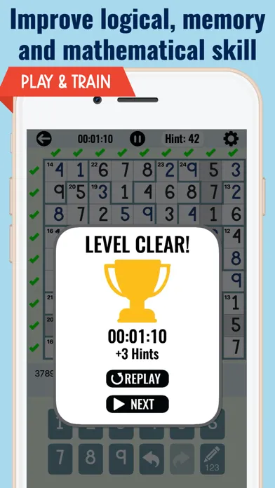 ภาพหน้าจอของ Killer Sudoku Puzzle Games