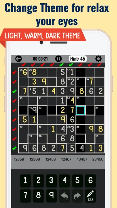 ภาพหน้าจอของ Killer Sudoku Puzzle Games
