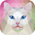 Low-Poly Art color by number
