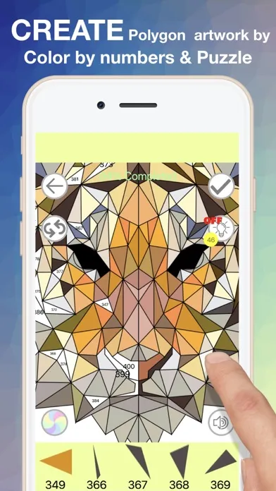 Low-Poly Art color by number Screenshots