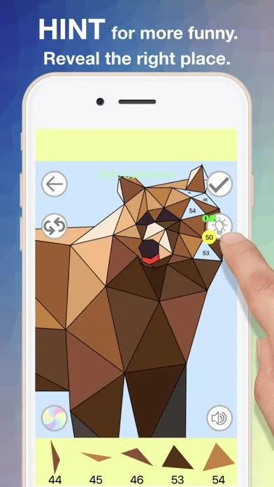 Low-Poly Art color by number Screenshots