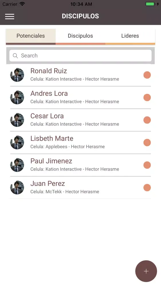 Captures d'écran de Lead App