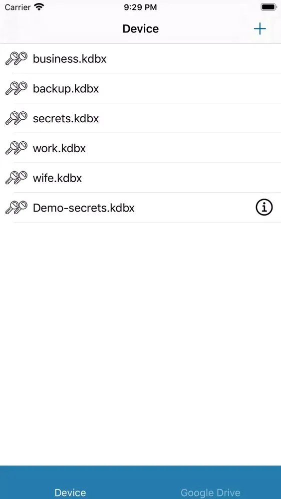 Crypt: Secure Storage سکرین شاٹس