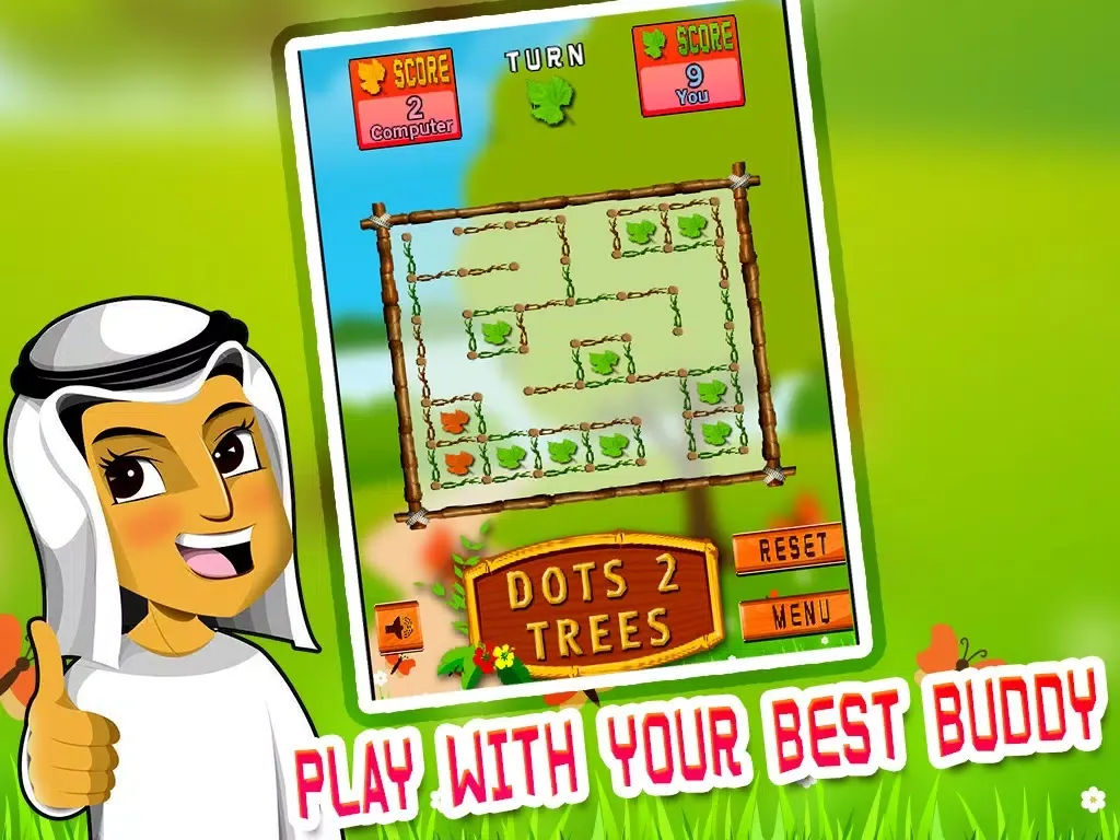 Dots 2 Trees based on Dots and Boxes iPad 应用截图