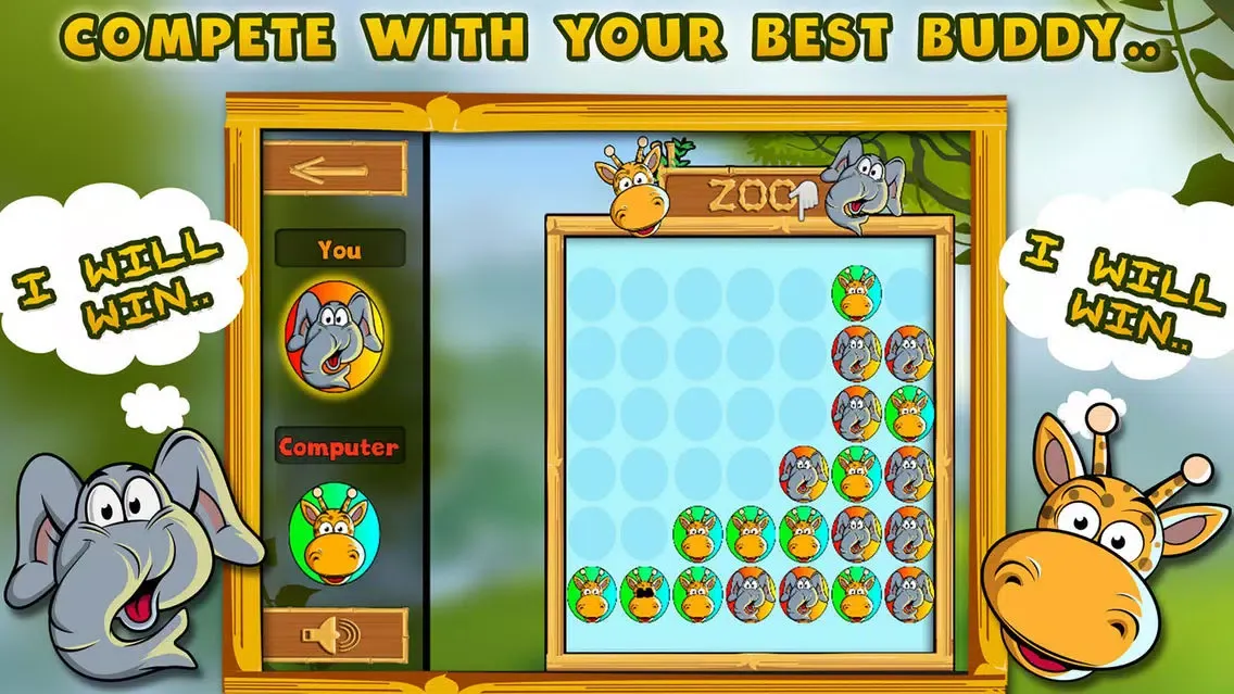 Screenshot di 4 Animals In Row