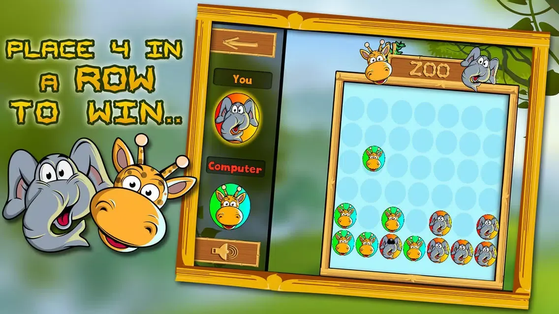 Screenshot di 4 Animals In Row