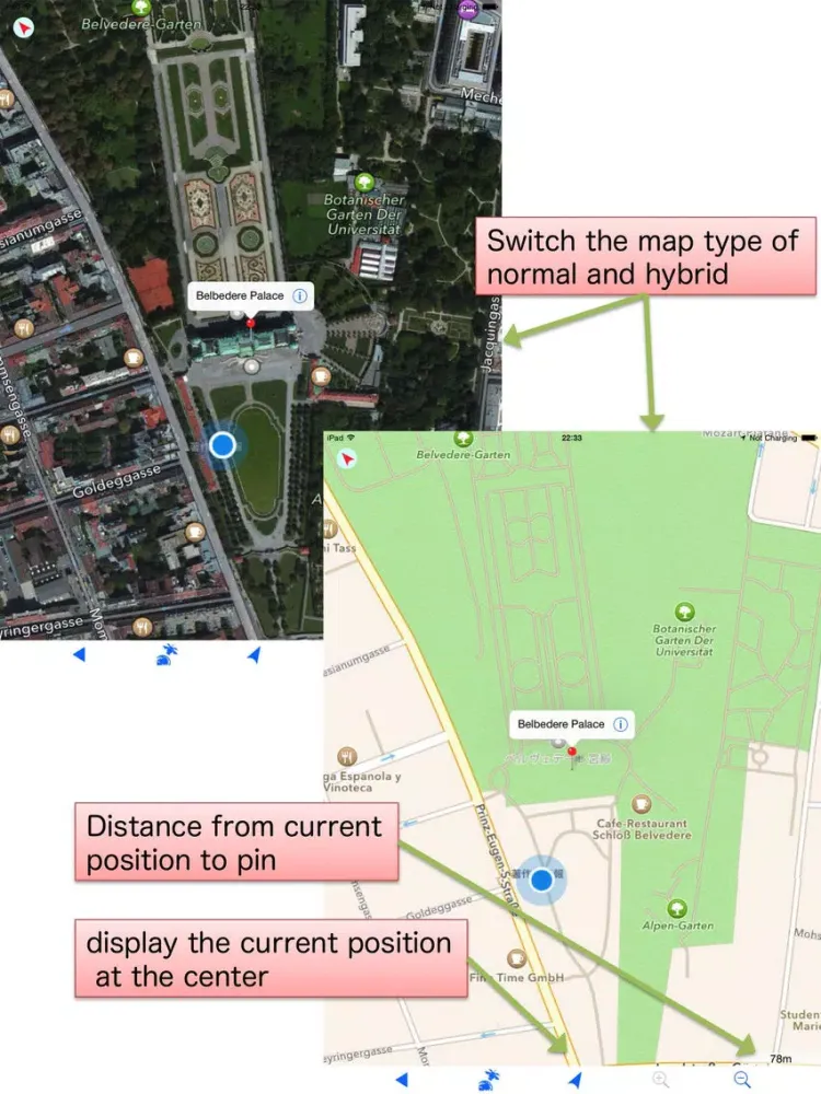 Tangkapan skrin Offline-Map Lite ( Overseas travel companion map ) iPad 