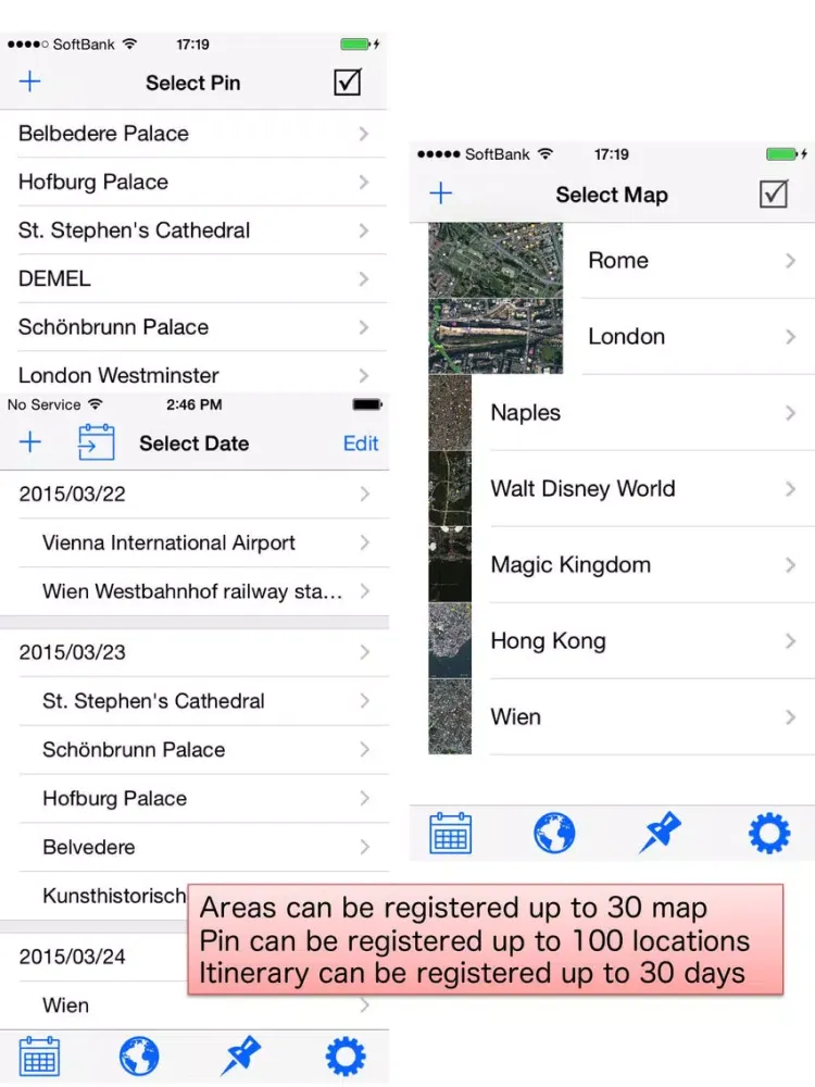 Tangkapan skrin Offline-Map Lite ( Overseas travel companion map ) iPad 