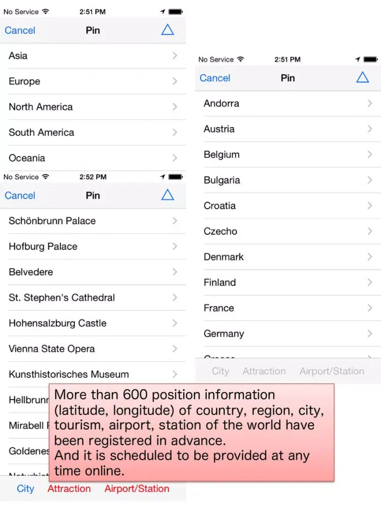 Tangkapan skrin Offline-Map Lite ( Overseas travel companion map ) iPad 
