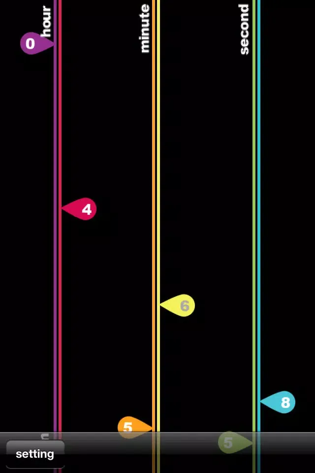 dropi - minimal design digital, clock, watch, for your desktop Screenshots