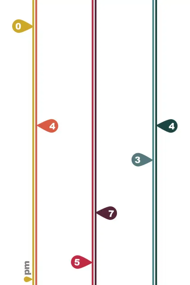 dropi - minimal design digital, clock, watch, for your desktop Screenshots