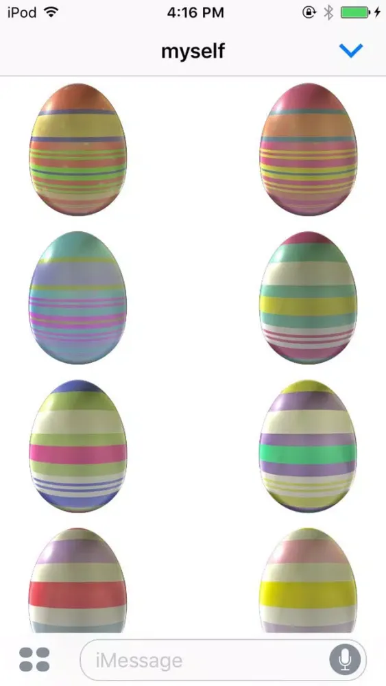 Happy 3D Easter Stickers स्क्रीनशॉट