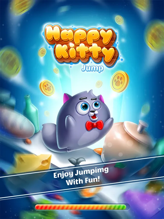 Happy Kitty Jump iPad  Screenshots