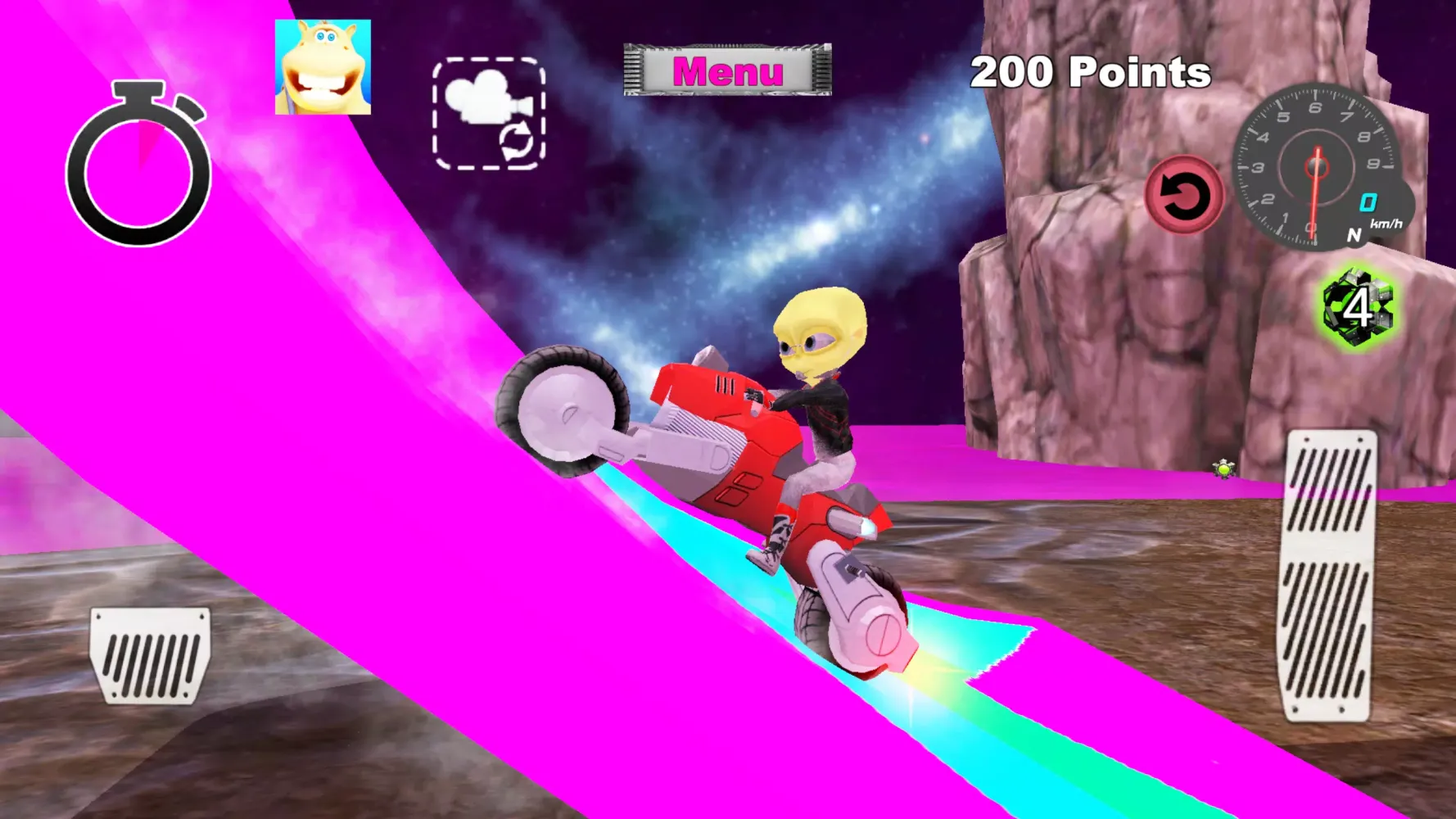 Bike Future Race Alien World b应用截图