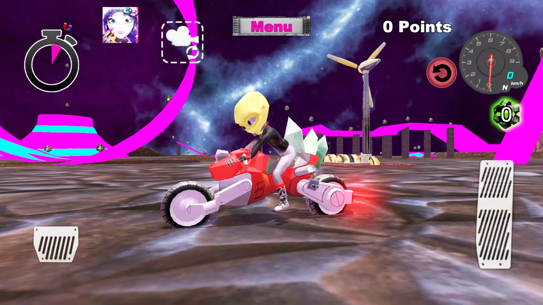 Bike Future Race Alien World b应用截图