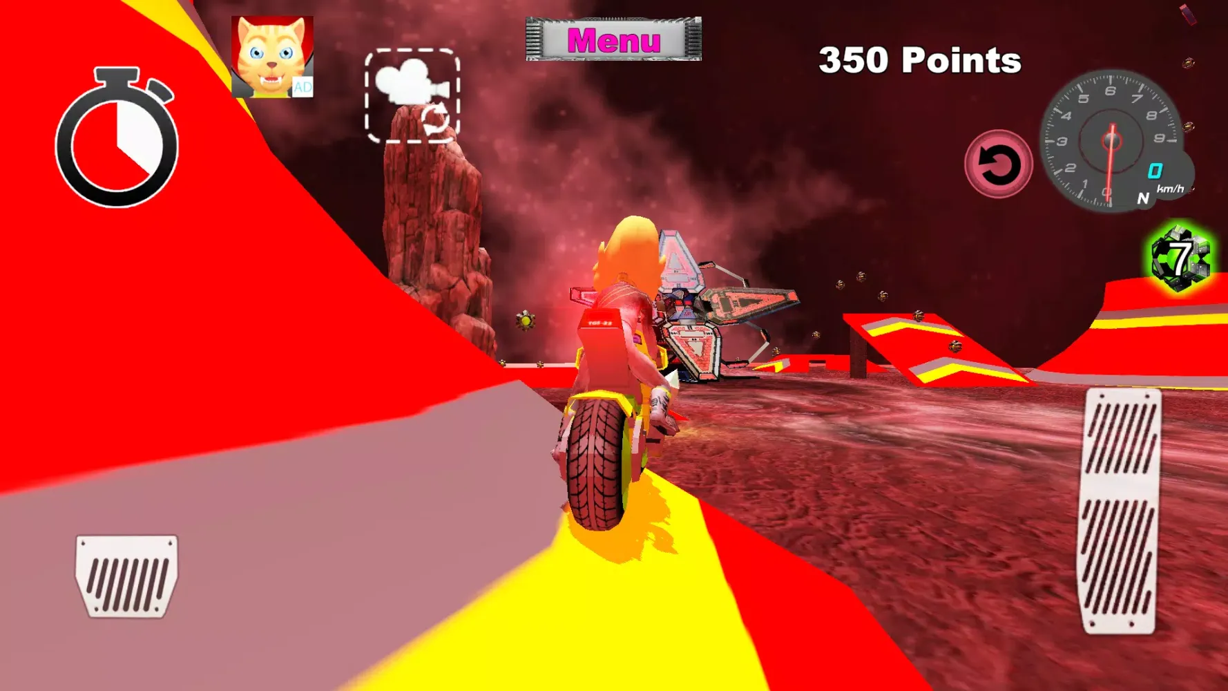 Bike Future Race Alien World b应用截图