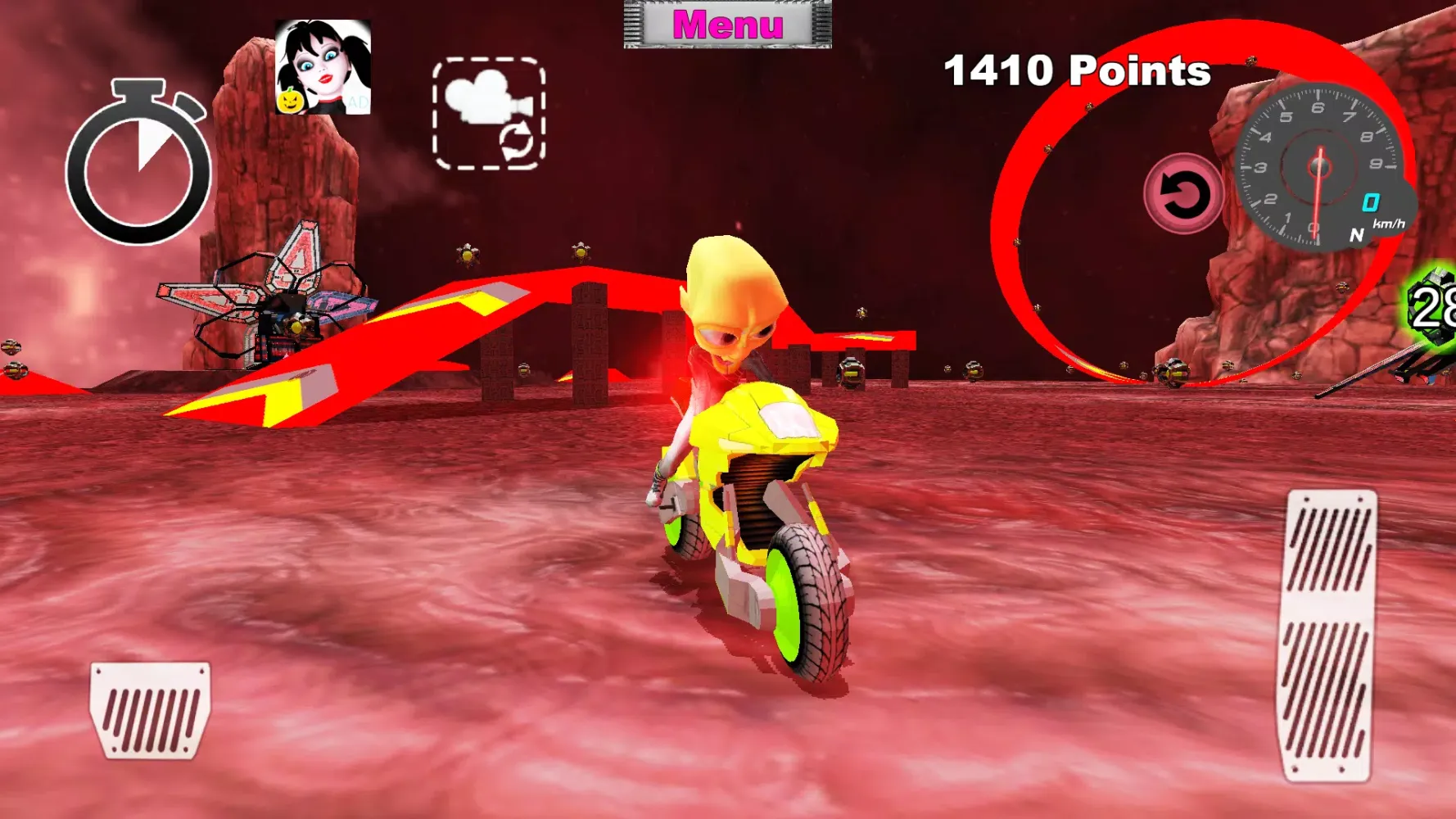 Bike Future Race Alien World b应用截图
