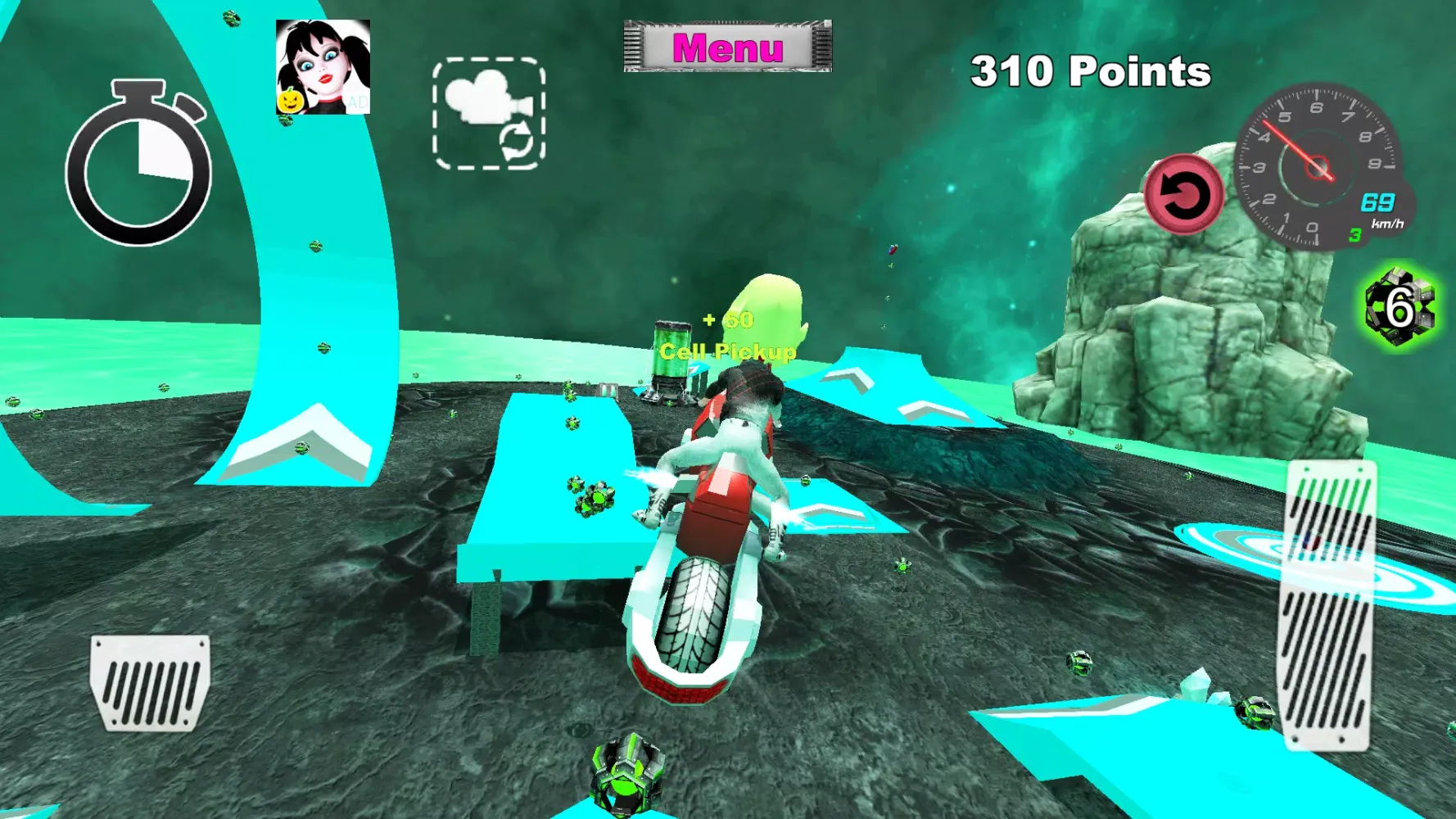 Bike Future Race Alien World b应用截图